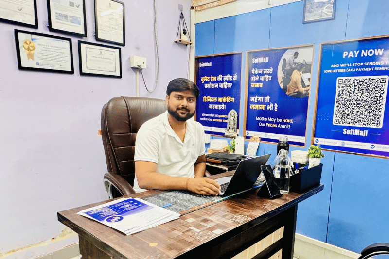 Vishal Sharma, CEO of SoftMaji InfoTech